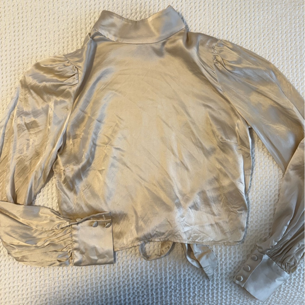 Reformation Silk Blouse
